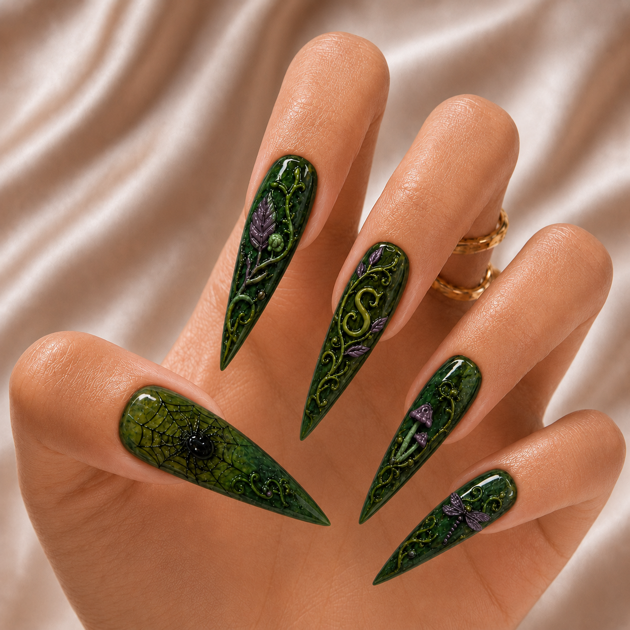 Haunted Forest - Personalized Press-On Nails
