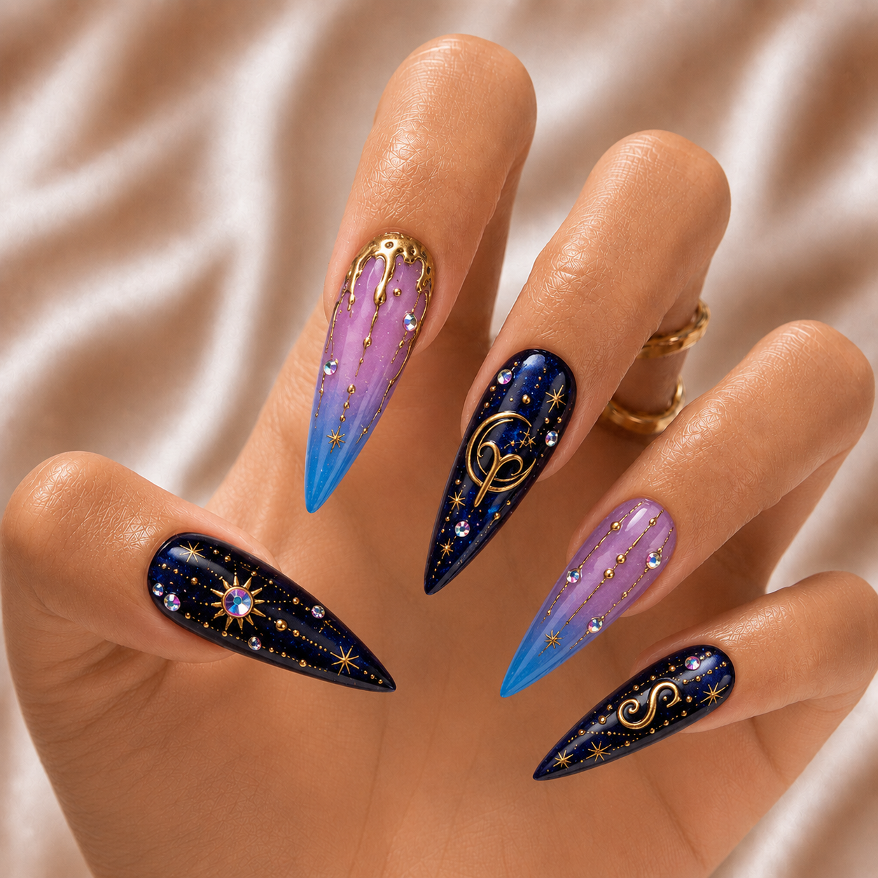 Aries Zodiac - Personalized Press-On Nails