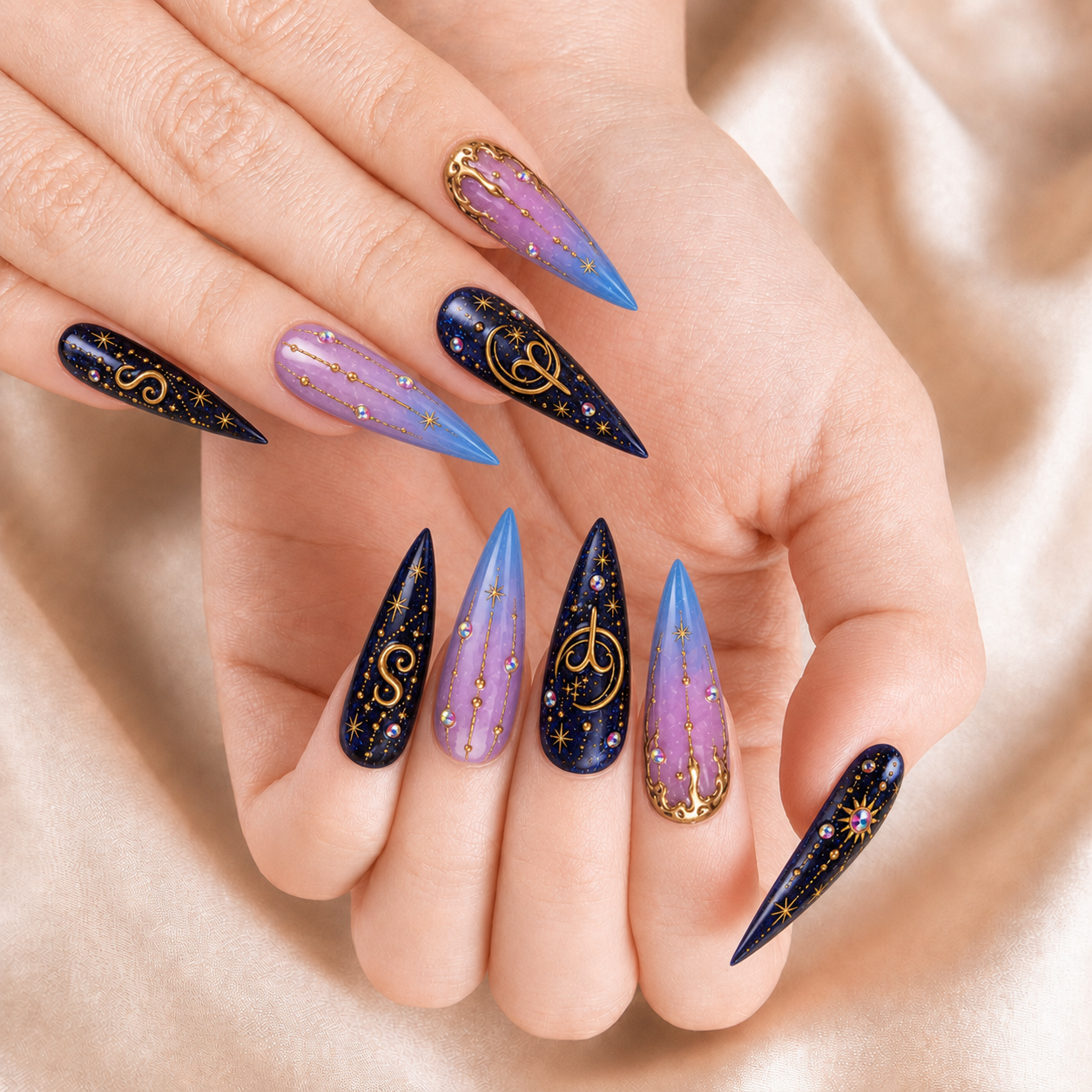 Aries Zodiac - Personalized Press-On Nails
