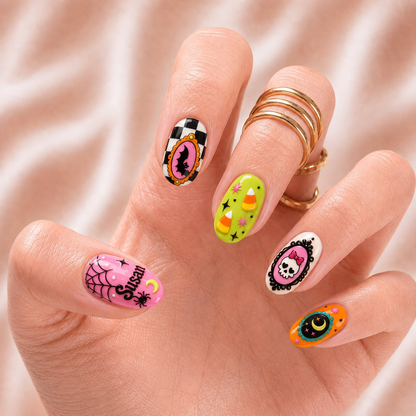 Retro Spooky - Personalized Press-On Nails
