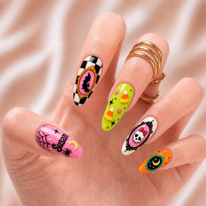 Retro Spooky - Personalized Press-On Nails