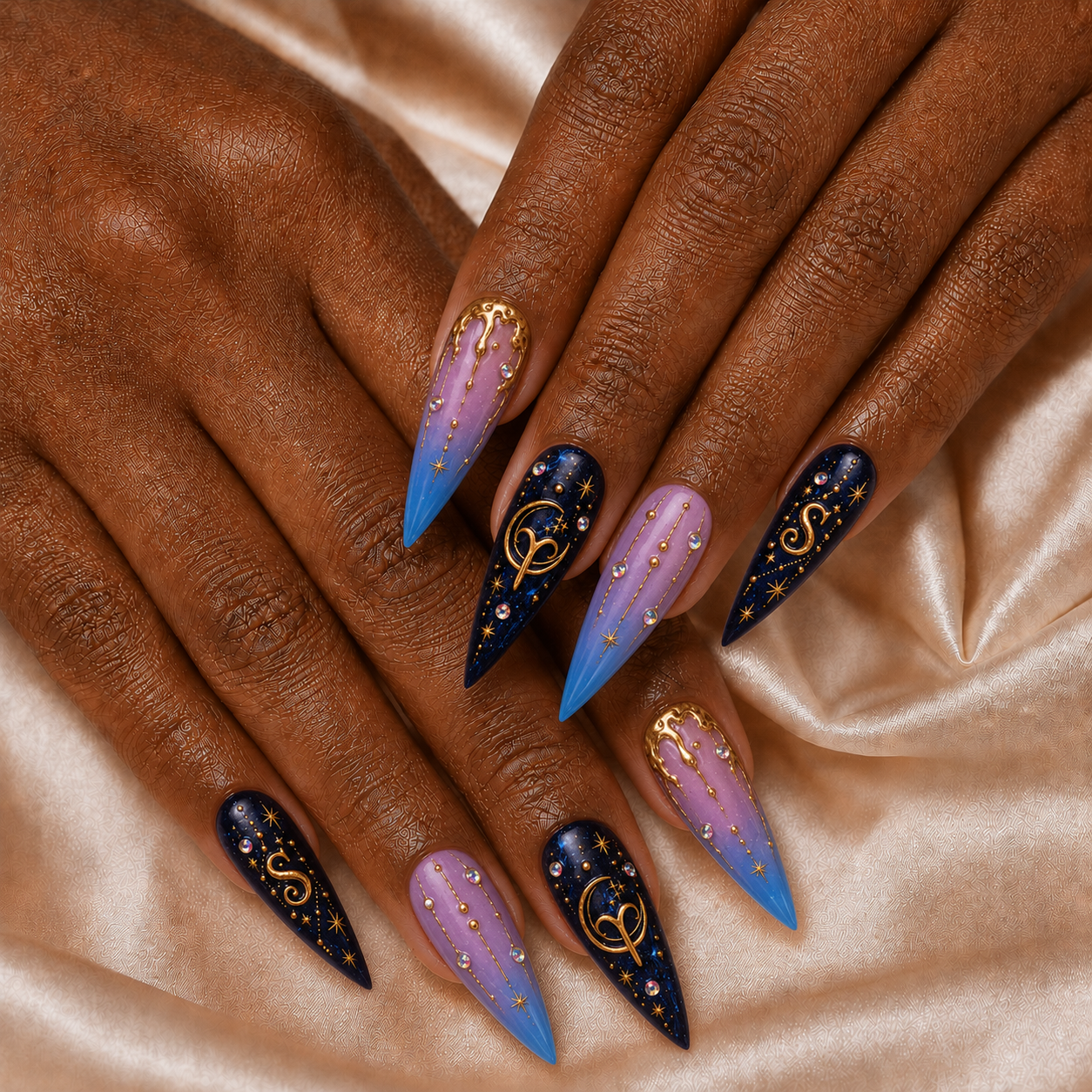 Aries Zodiac - Personalized Press-On Nails
