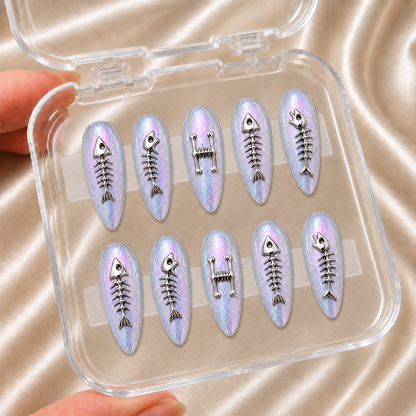 Fish Skeleton - Personalized Press-On Nails