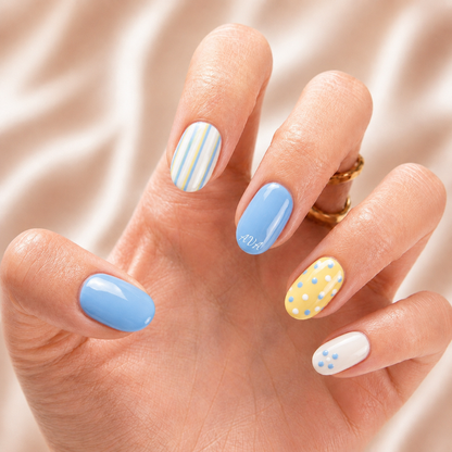 Cotton Candy Bestie - Personalized Press-On Nails