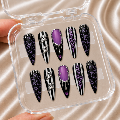Ghost Spooky - Personalized Press-On Nails