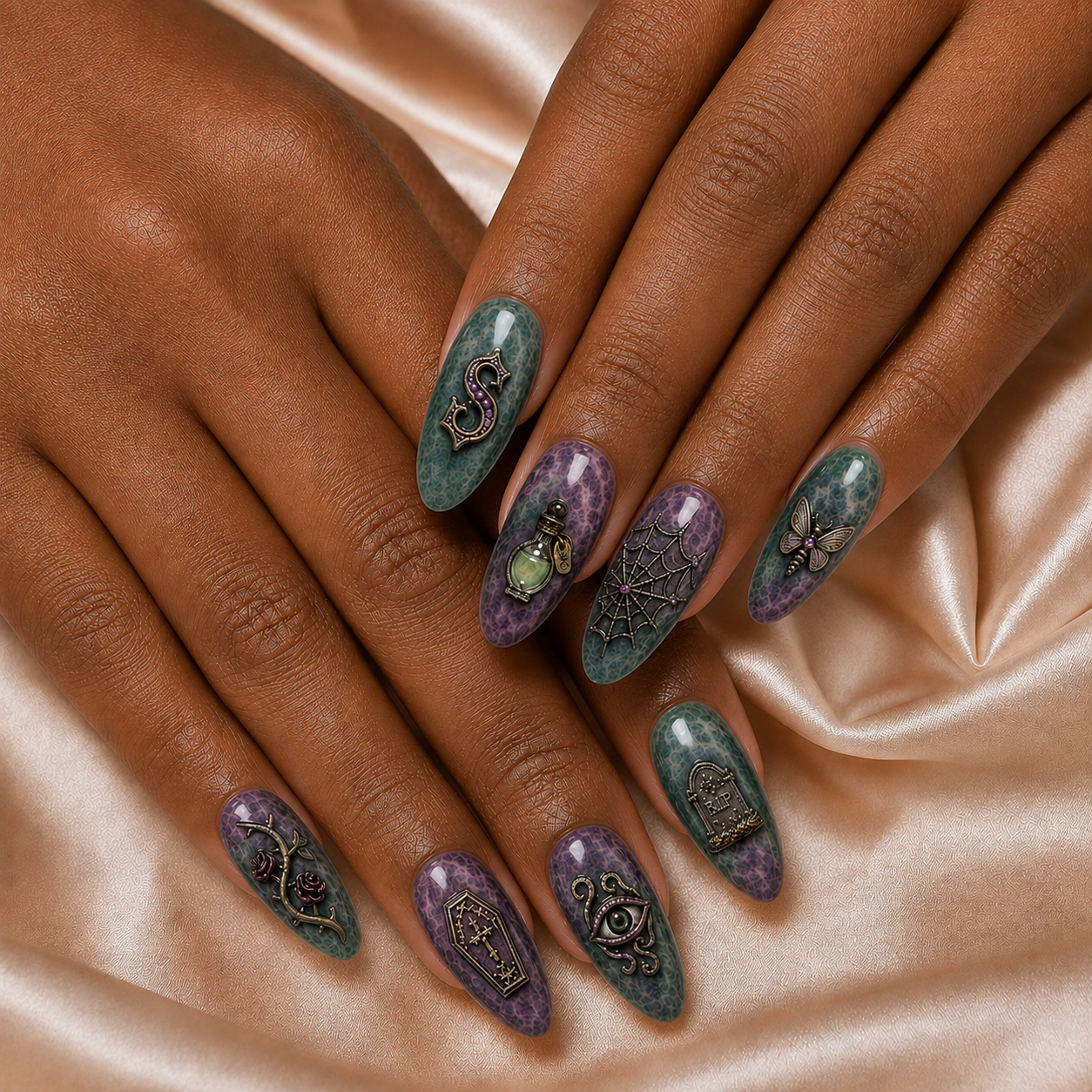 Scary Halloween - Personalized Press-On Nails