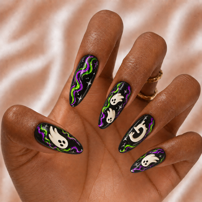 Cute Ghost - Personalized Press-On Nails