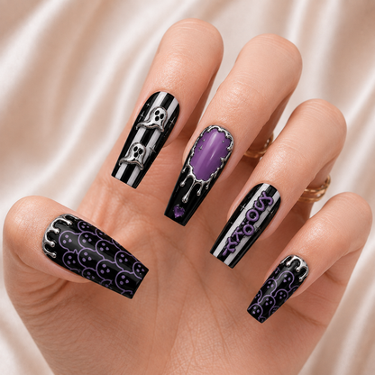 Ghost Spooky - Personalized Press-On Nails