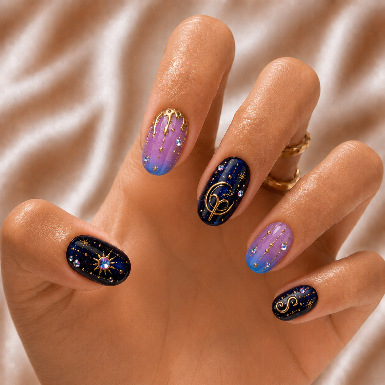 Aries Zodiac - Personalized Press-On Nails