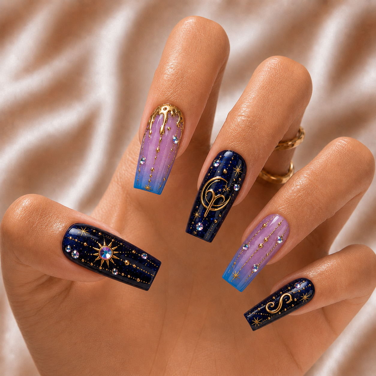 Aries Zodiac - Personalized Press-On Nails