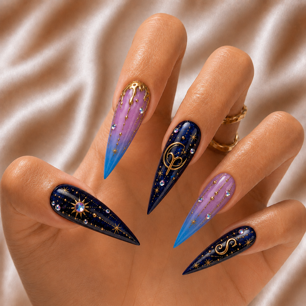 Aries Zodiac - Personalized Press-On Nails
