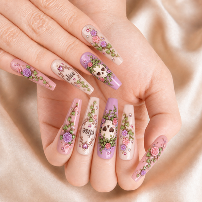 Skull Garden - Personalized Press-On Nails