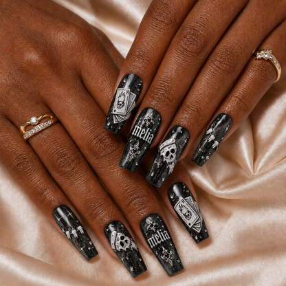 Ghost Halloween - Personalized Press-On Nails