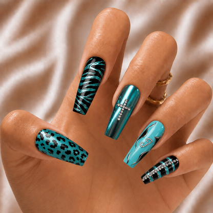 Gothic Christian - Personalized Press-On Nails