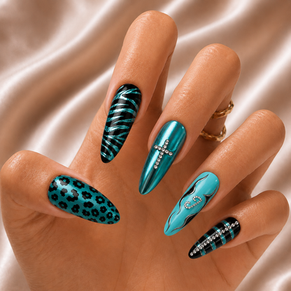 Gothic Christian - Personalized Press-On Nails
