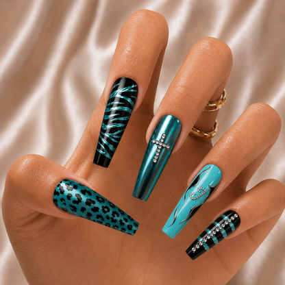 Gothic Christian - Personalized Press-On Nails