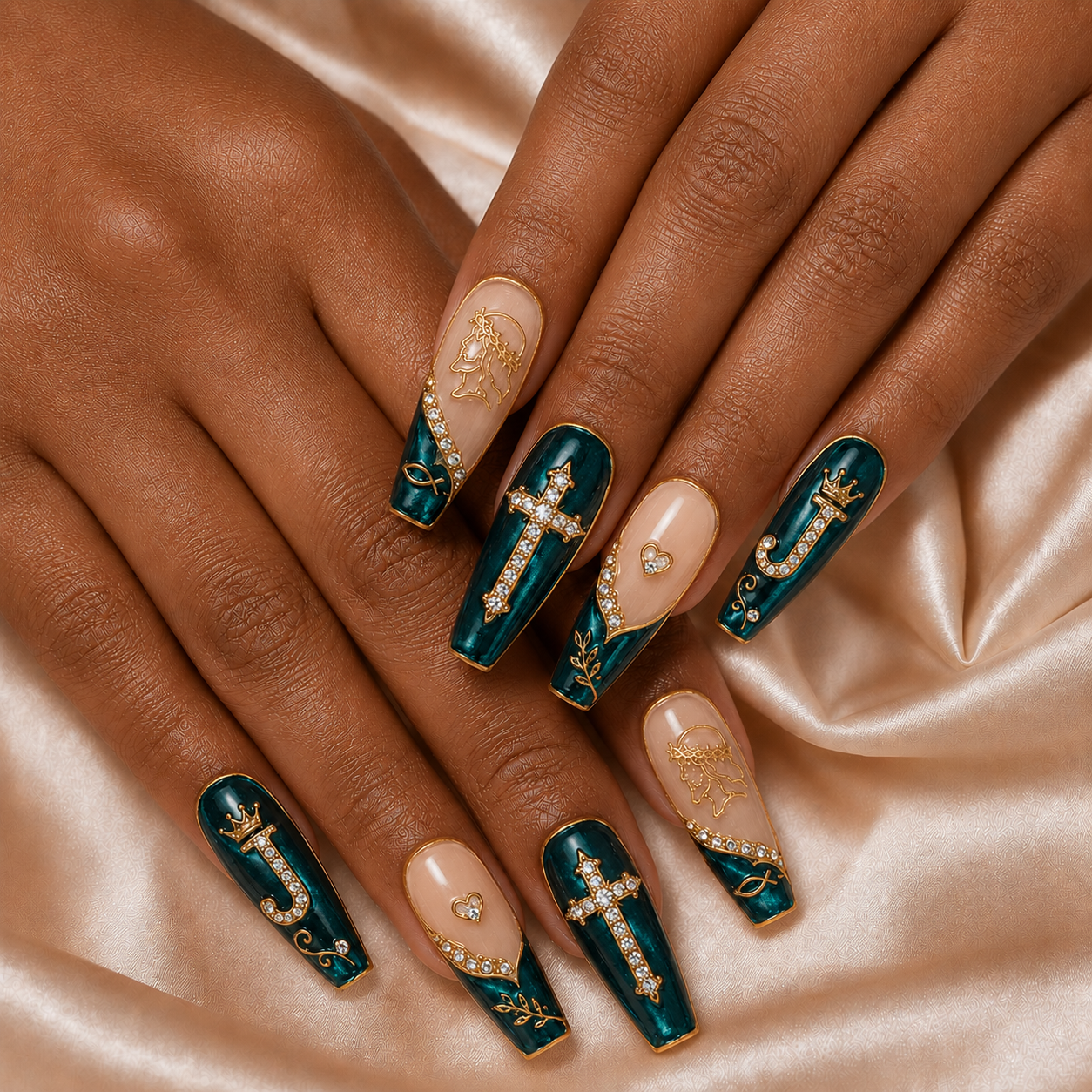 Faith Blessed - Personalized Press-On Nails