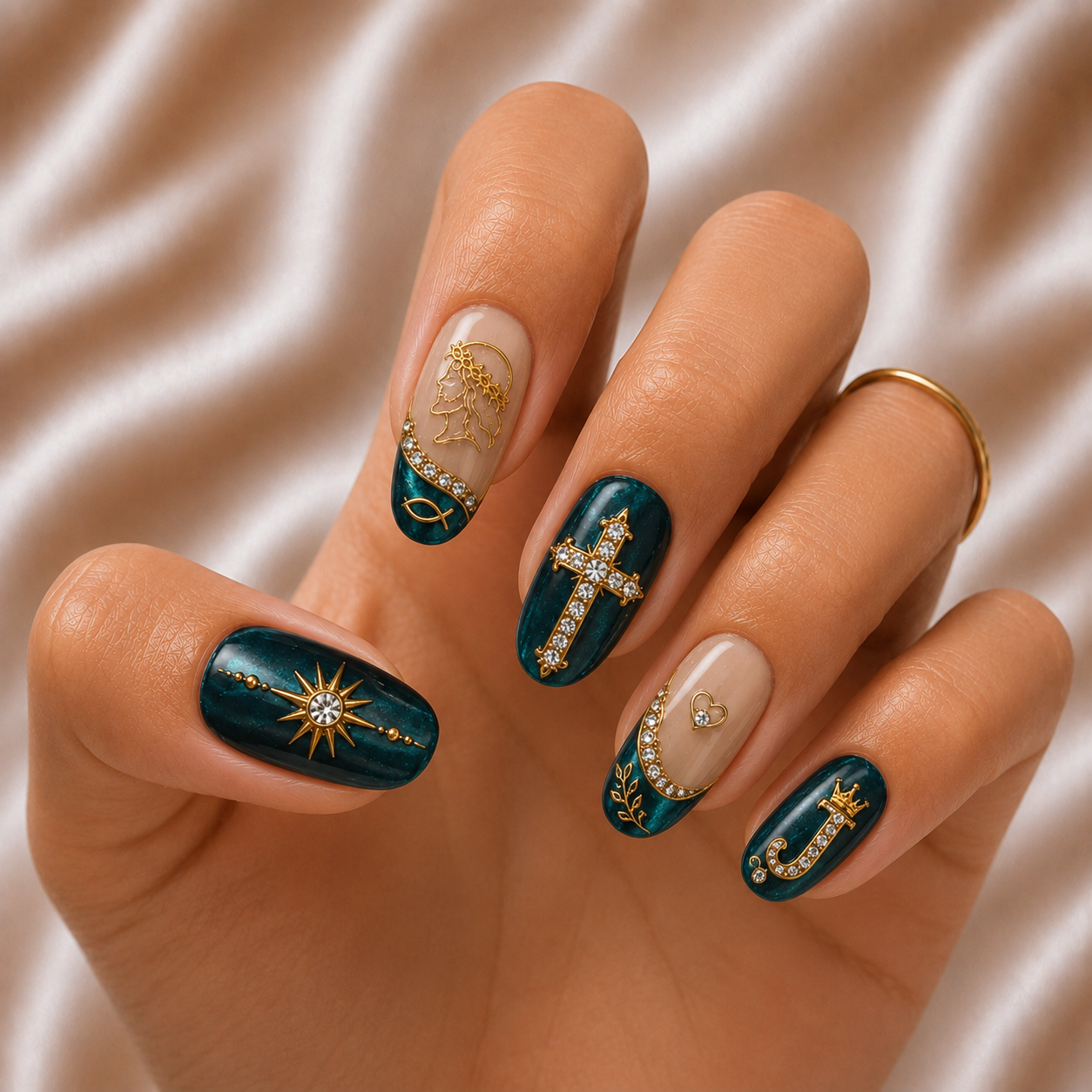 Faith Blessed - Personalized Press-On Nails