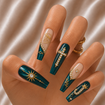 Faith Blessed - Personalized Press-On Nails
