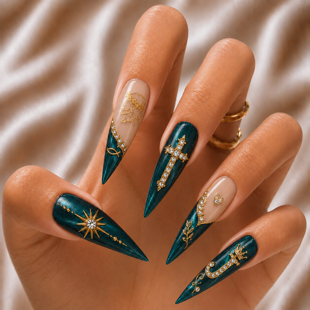 Faith Blessed - Personalized Press-On Nails