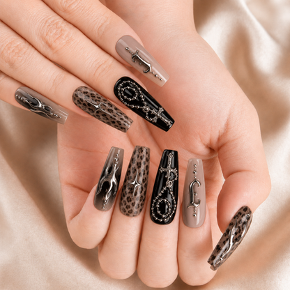 Rosary - Personalized Press-On Nails