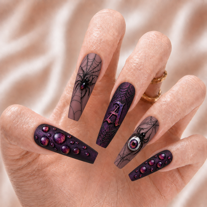 Spider Halloween - Personalized Press-On Nails