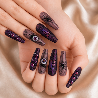 Spider Halloween - Personalized Press-On Nails