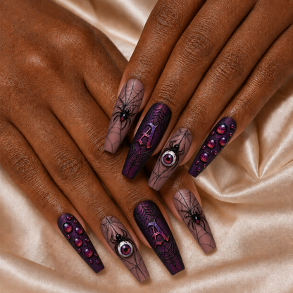 Spider Halloween - Personalized Press-On Nails