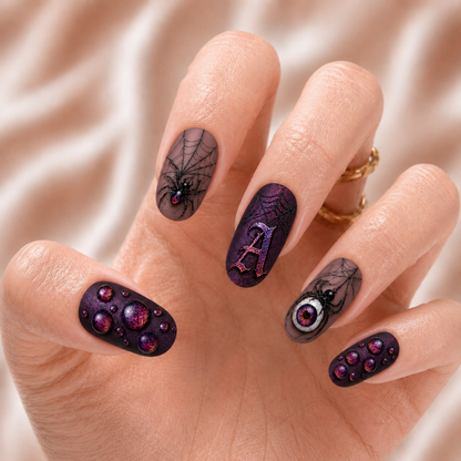 Spider Halloween - Personalized Press-On Nails