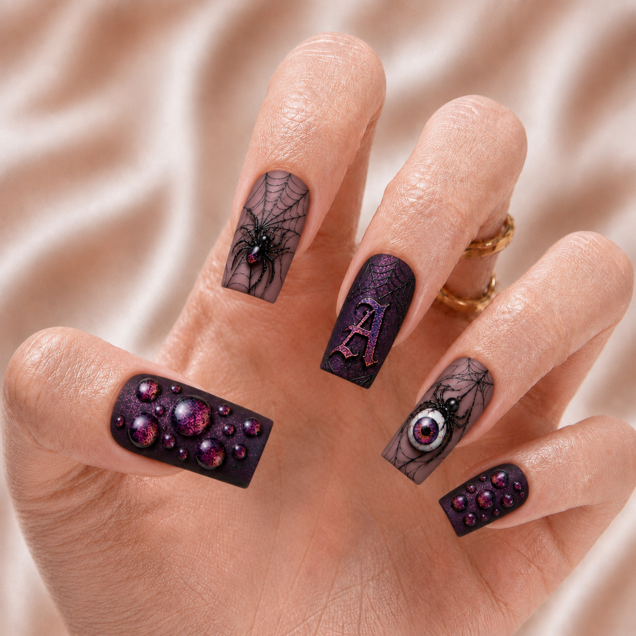 Spider Halloween - Personalized Press-On Nails