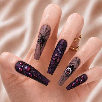 Spider Halloween - Personalized Press-On Nails