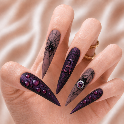 Spider Halloween - Personalized Press-On Nails