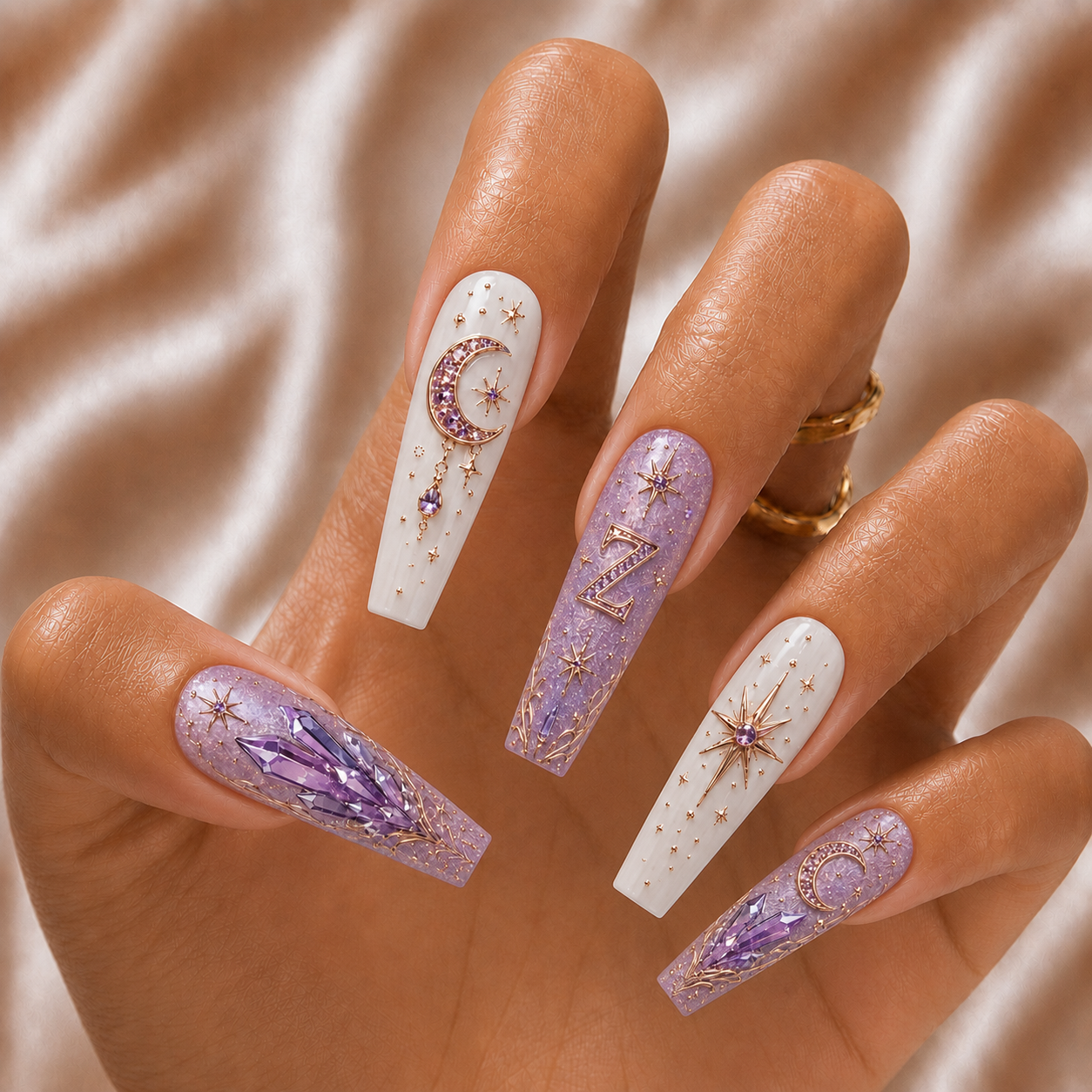 Celestial - Personalized Press-On Nails