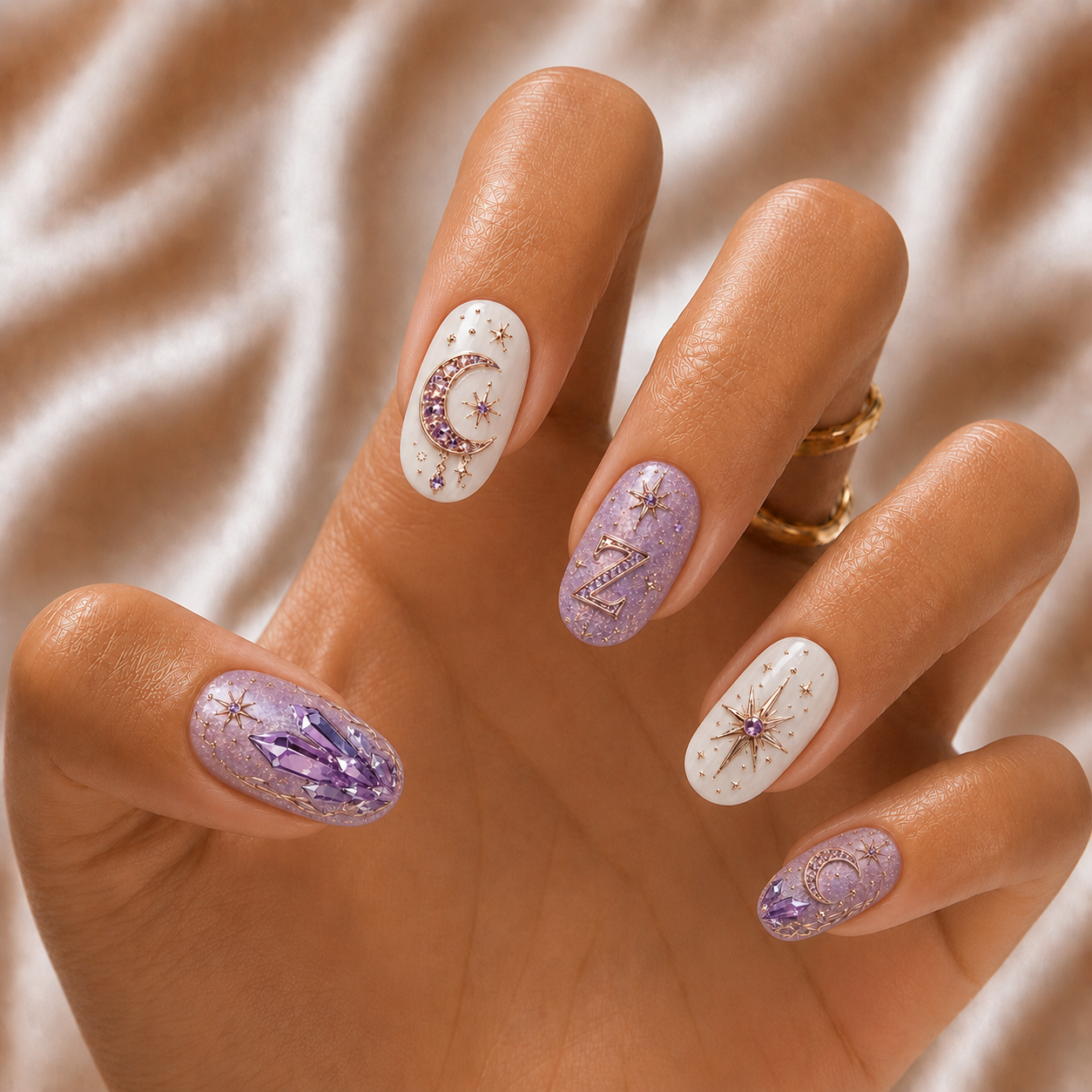 Celestial - Personalized Press-On Nails