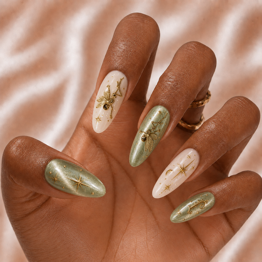 Fairy Skeleton - Personalized Press-On Nails alternate image