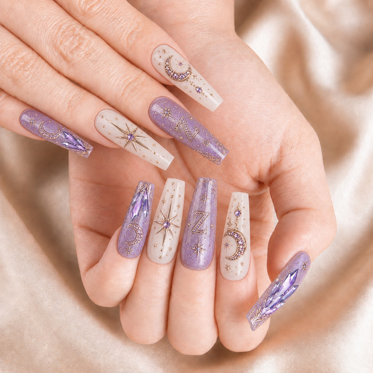 Celestial - Personalized Press-On Nails