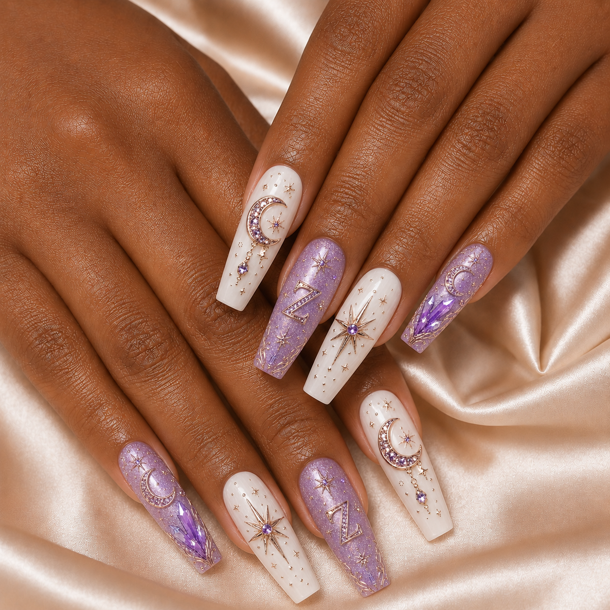 Celestial - Personalized Press-On Nails