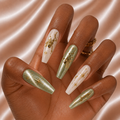 Fairy Skeleton - Personalized Press-On Nails