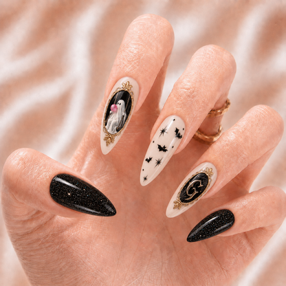 Ghost Balloons - Personalized Press-On Nails