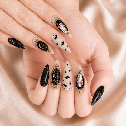 Ghost Balloons - Personalized Press-On Nails