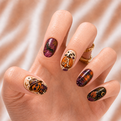 Halloween Skeleton - Personalized Press-On Nails