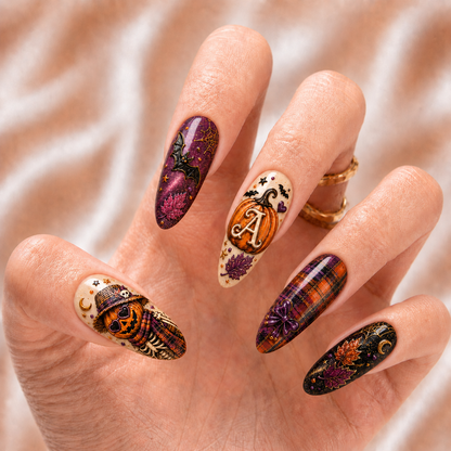 Halloween Skeleton - Personalized Press-On Nails