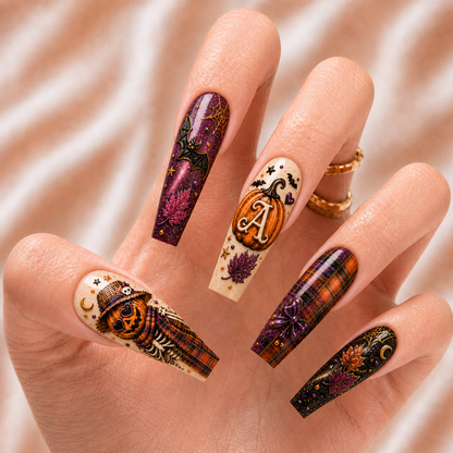 Halloween Skeleton - Personalized Press-On Nails