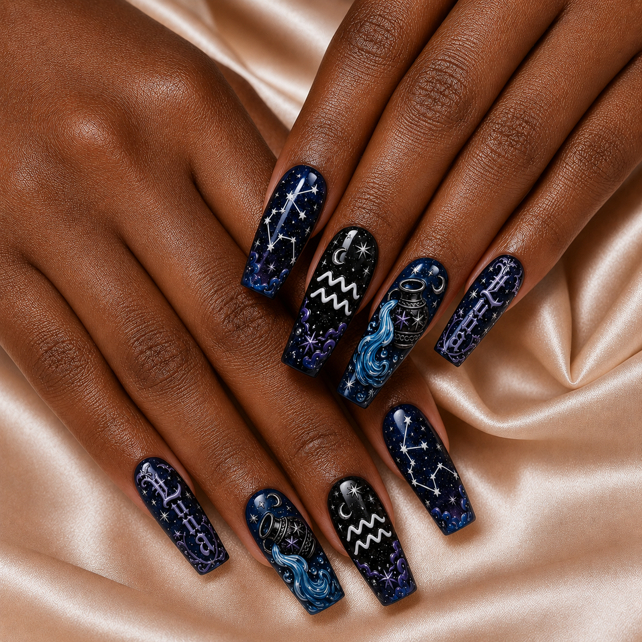 Ghost Zodiac - Personalized Press-On Nails