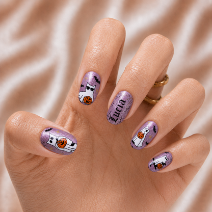 Ghost Cat - Personalized Press-On Nails