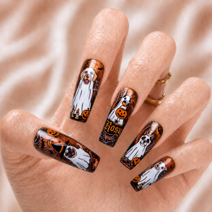 Ghost Dog - Personalized Press-On Nails
