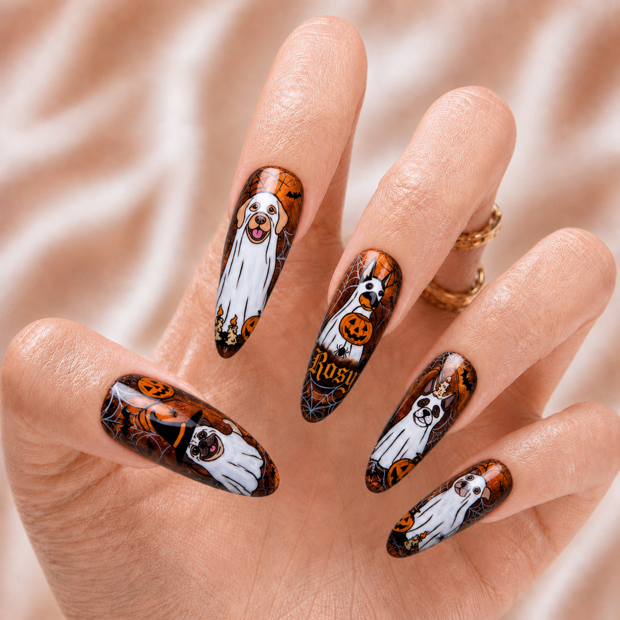 Ghost Dog - Personalized Press-On Nails