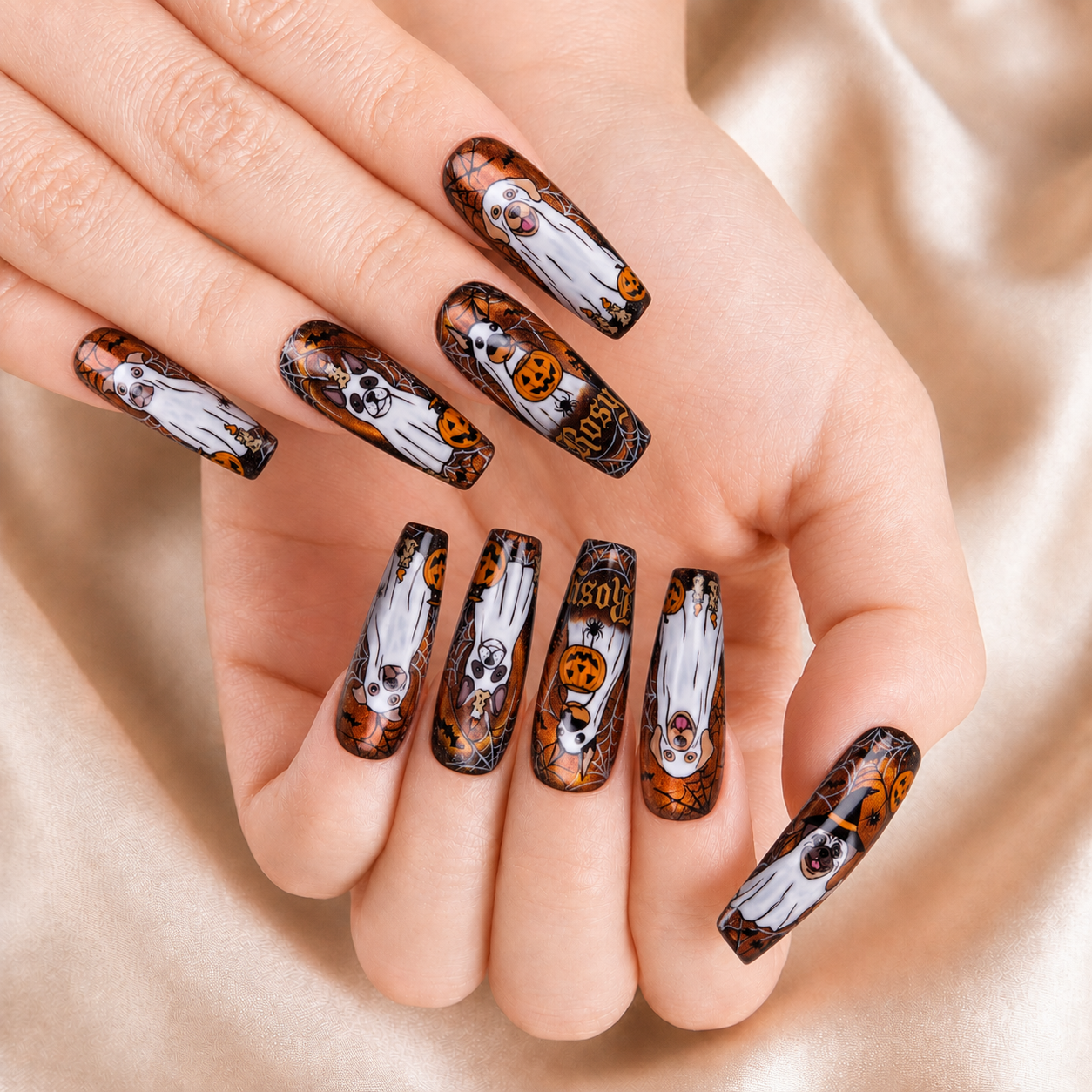 Ghost Dog - Personalized Press-On Nails