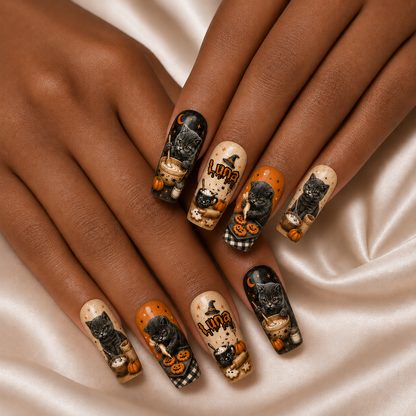 Kitty Biscuits - Personalized Press-On Nails