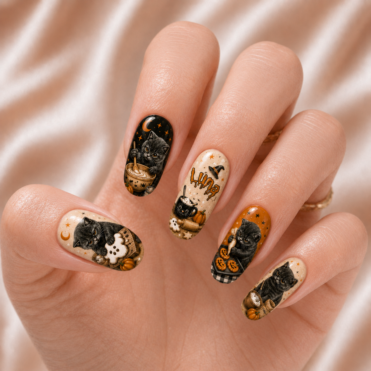 Kitty Biscuits - Personalized Press-On Nails